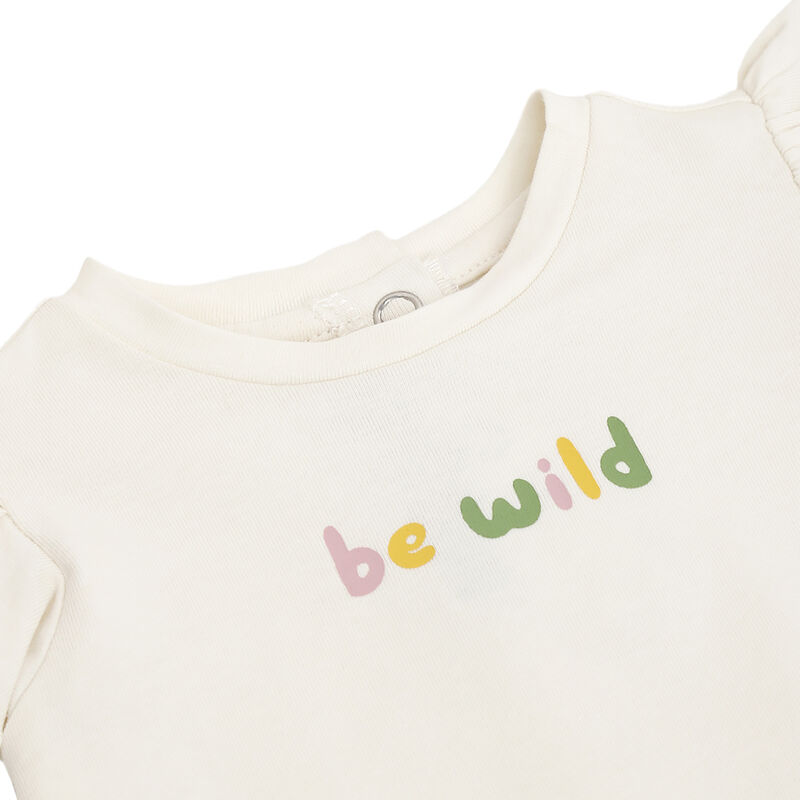 Girls Bronze Printed Short Sleeve T-Shirt image number 2
